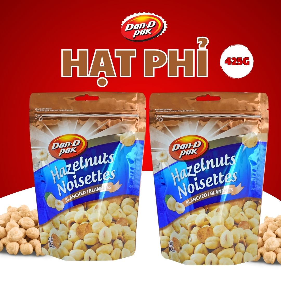[Chính hãng] Hạt phỉ tự nhiên nhập khẩu 425g Dan D Pak