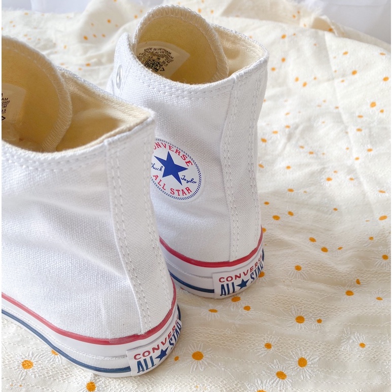 [ CHÍNH HÃNG ] giày sneaker Converse CHUCK CLASSIC ALL WHITE cao cổ