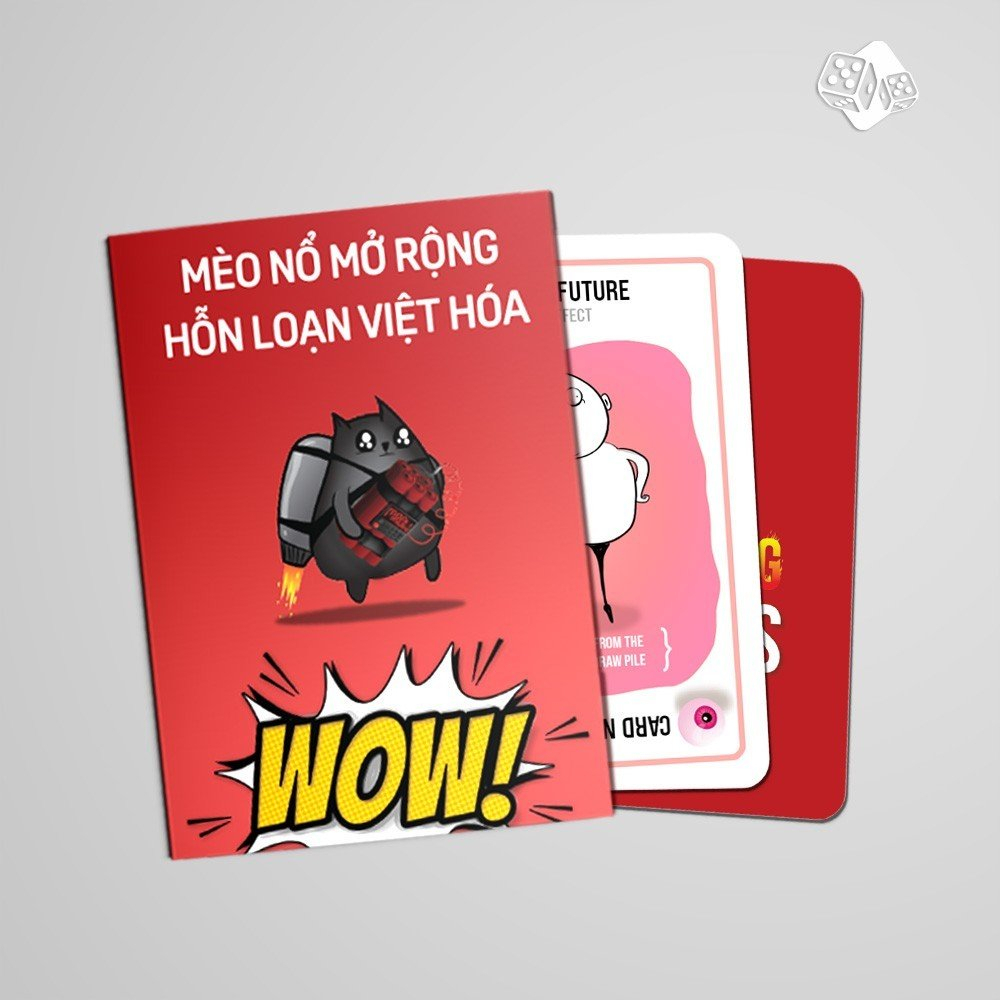Combo Mèo Nổ - Full 6 Bản Mèo Nổ Mở Rộng (Tiếng Việt) - Exploding Kittens