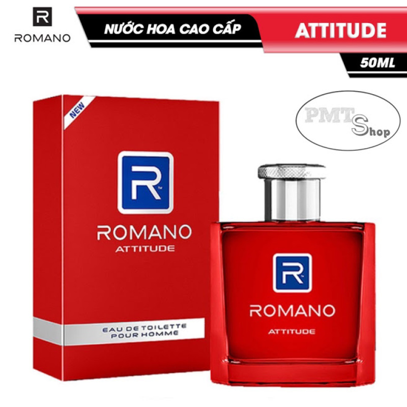 Nước hoa cao cấp Romano Attitude 50ml nồng ấm cá tính hương nam tính