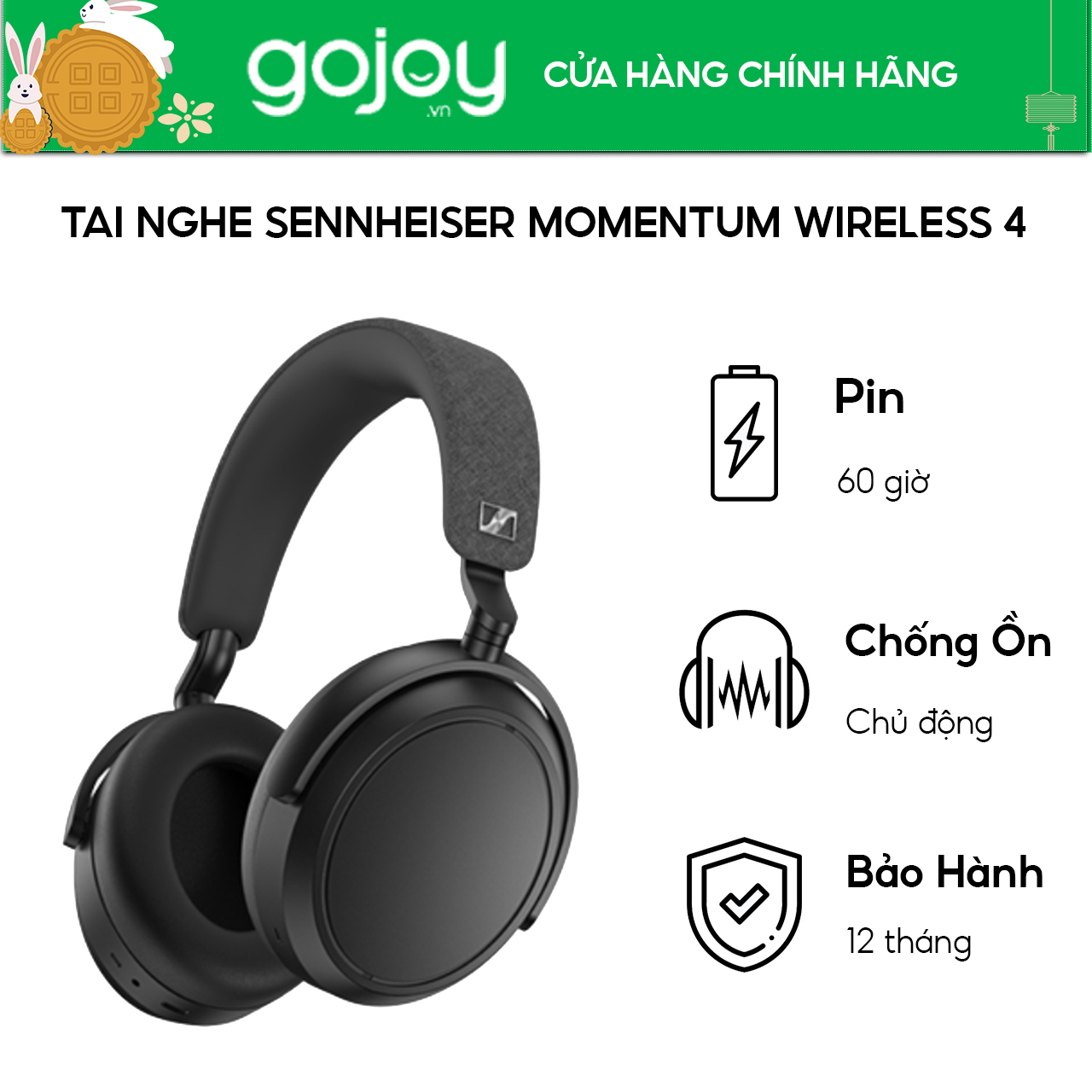 Tai nghe chống ồn SENNHEISER Momentum 4 Wireless