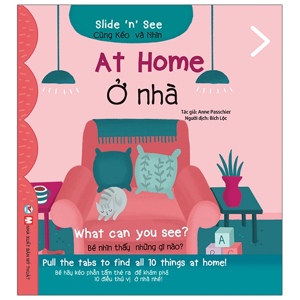 Fahasa - cùng kéo và nhìn: at home - ở nhà