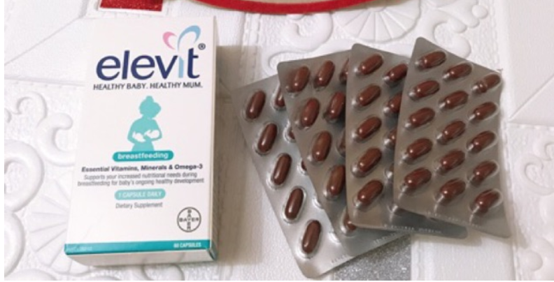 [HÀNG ÚC] Elevit sau sinh 60 viên Úc Elevit Bú Sau Sinh