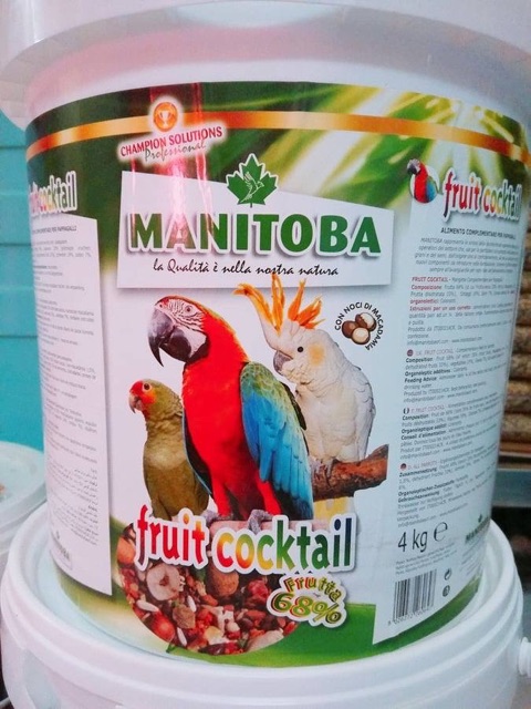 [HCM]FRUIT COCKTAIL cao cấp cho Vẹt gói 100g