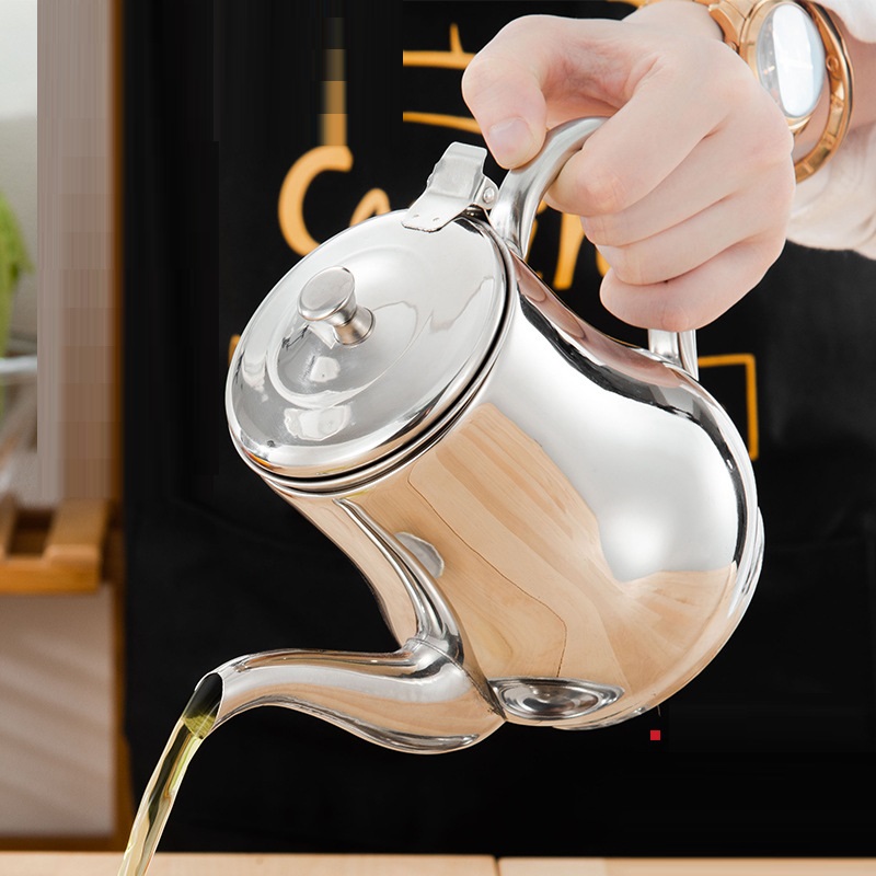 Bình Pha Trà - Ấm Pha Trà Inox Cao Cấp. Thiết kế inox 100%