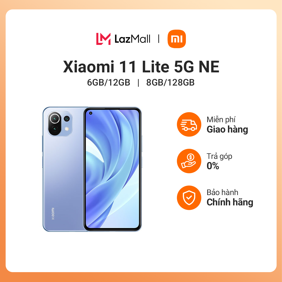 Điện thoại Xiaomi 11 Lite 5G NE (6+128gb / 8+128gb) | Hàng chính hãng