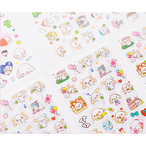 Bộ 6 Sticker Cún Iu Bukao