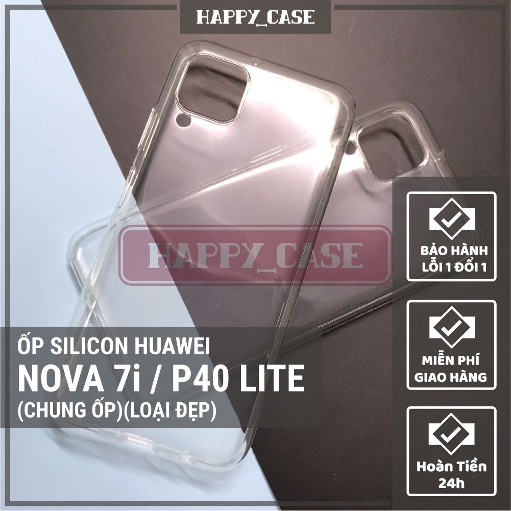 Ốp Lưng Điện Thoại HUAWEI NOVA 7I / P40 LITE (CHUNG ỐP)(LOẠI ĐẸP) Thin Transparent Silicon