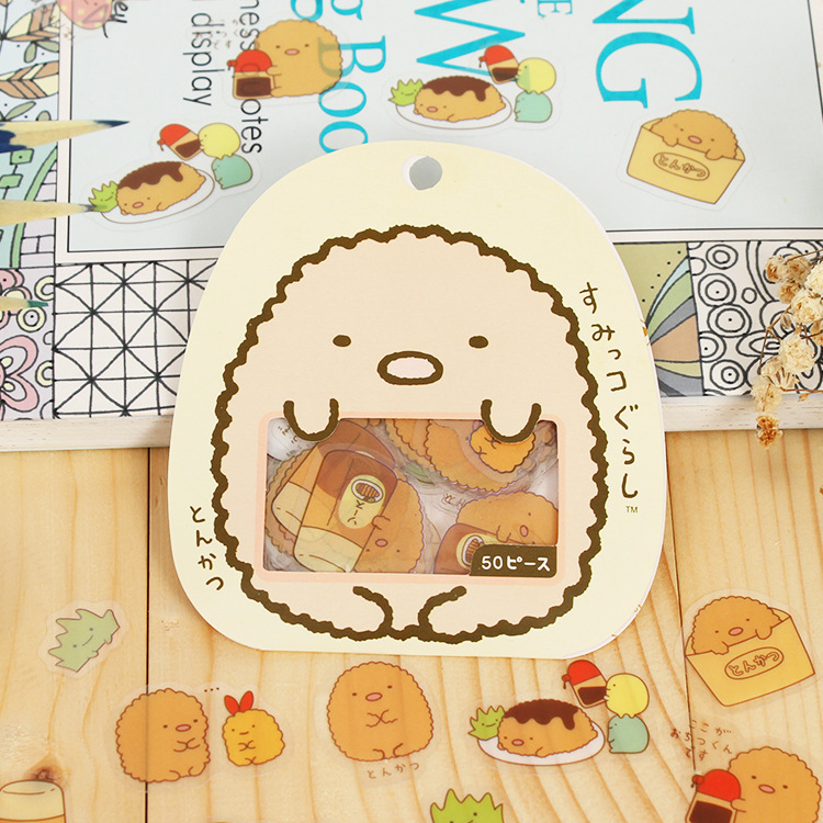Set 50 Miếng Sticker Dán Mẫu Động Vật - Nhãn Dán Hoạt Hình Trang Trí Sổ Tay Điện Thoại...