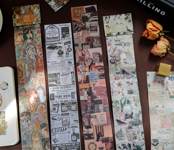 [HCM]Sticker Vintage trang trí Bujo Scrapbook - Be Tiny Stationery
