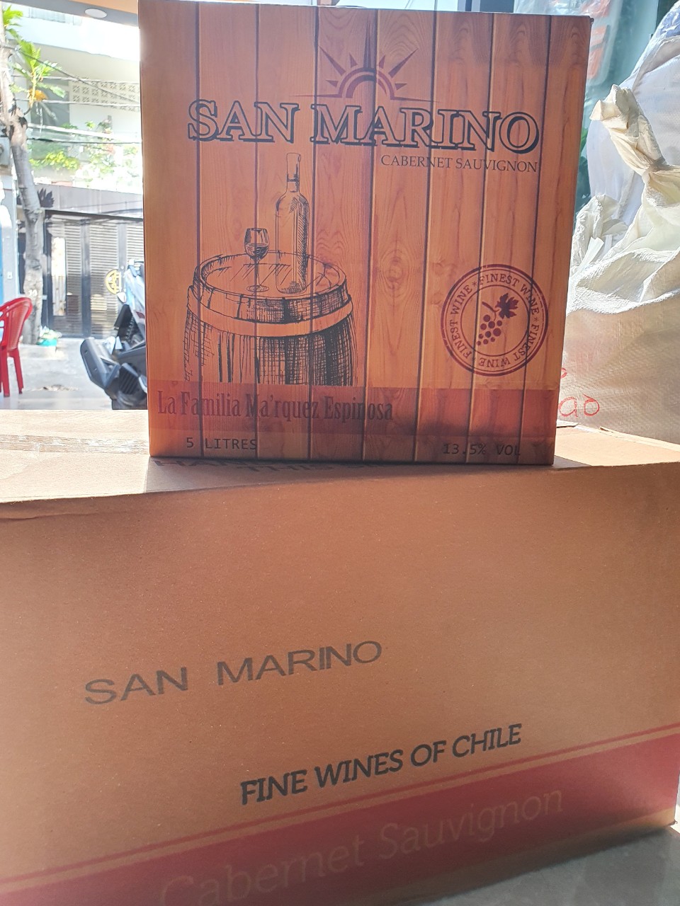Vang bịch Chile San Marino 5 lít