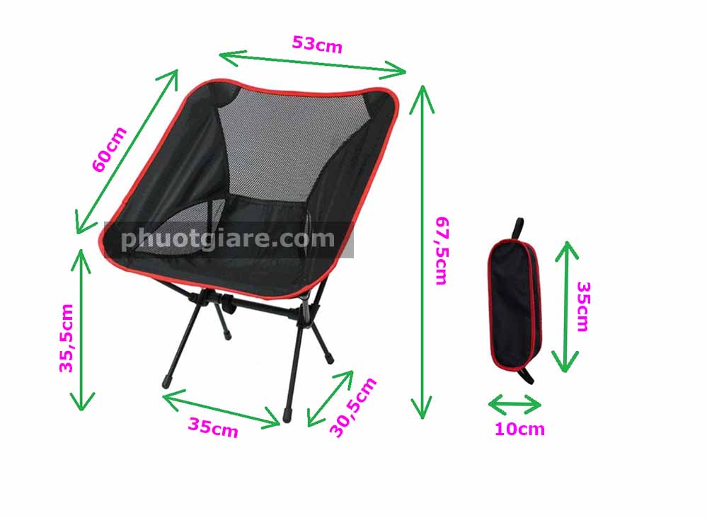 [HCM]Ghế phượt du lịch cắm trại câu cá xếp gọn