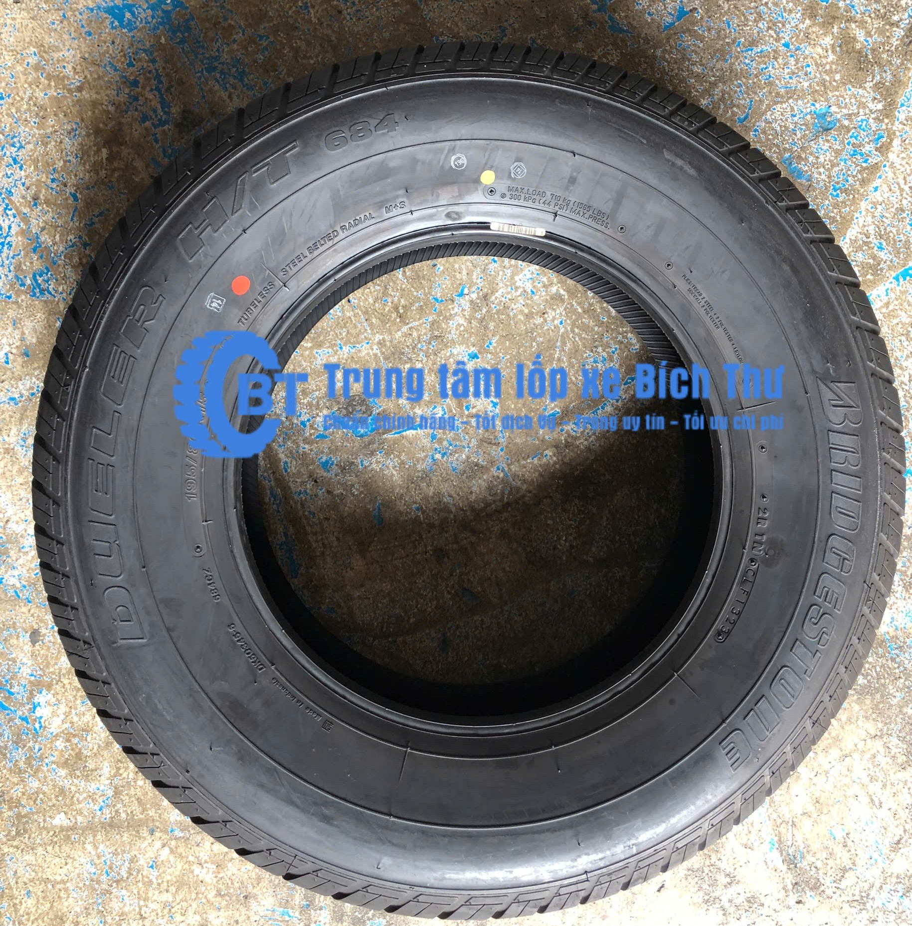 Lốp Bridgestone 195/80R15 Dueler H/T 684