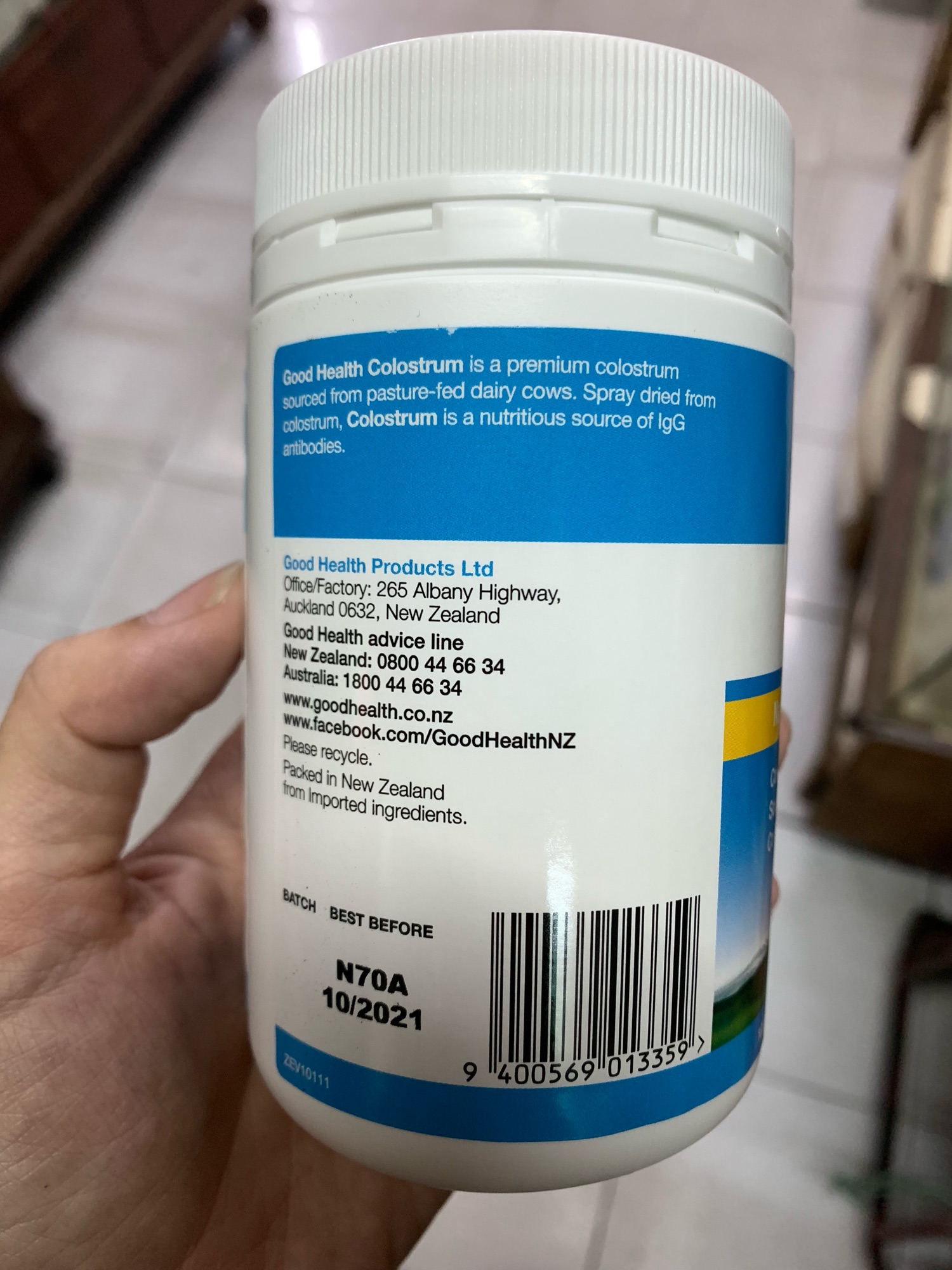 Mẫu mới -Sữa non Colostrum 100g