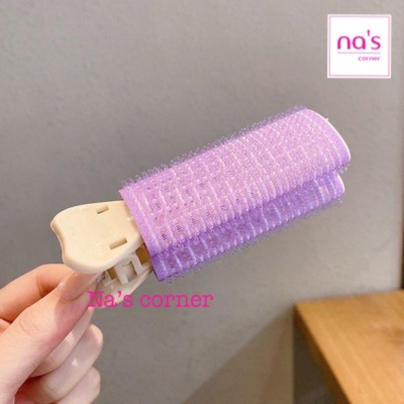 Kẹp độn phồng chân tóc lô gai uốn cong tóc mái loại dài
