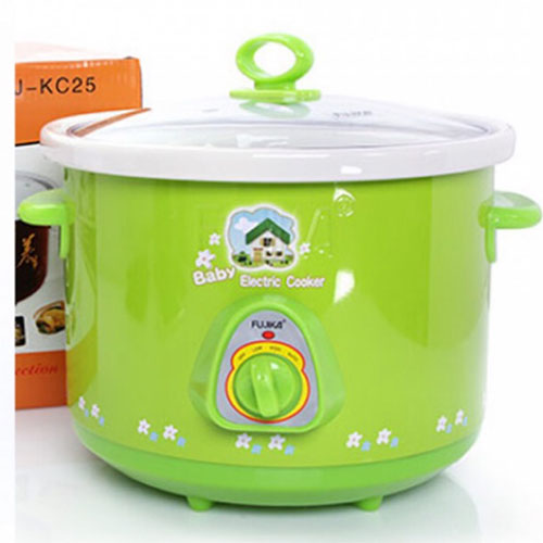 Nồi nấu cháo chậm đa năng Baby Electric Cooker 1.5L, Nồi điện đa năng kho cá nấu cháo chậm chưng thực phẩm 1.5L - BUM STORE