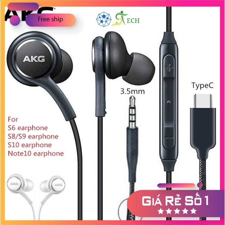 Tai nghe Akg chân TypeC dành cho note 10,note 10 plus,s20,Ultra