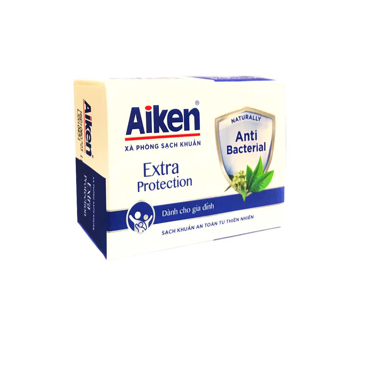 Aiken Combo 6 Xà Phòng Sạch Khuẩn Chiết Xuất Trà Xanh Thiên Nhiên 120G/hộp