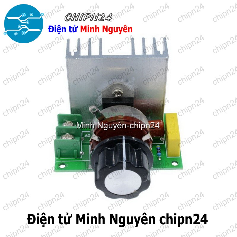 [1 cái] (Q112) Dimmer AC 220V 4000W có vỏ - HH000933