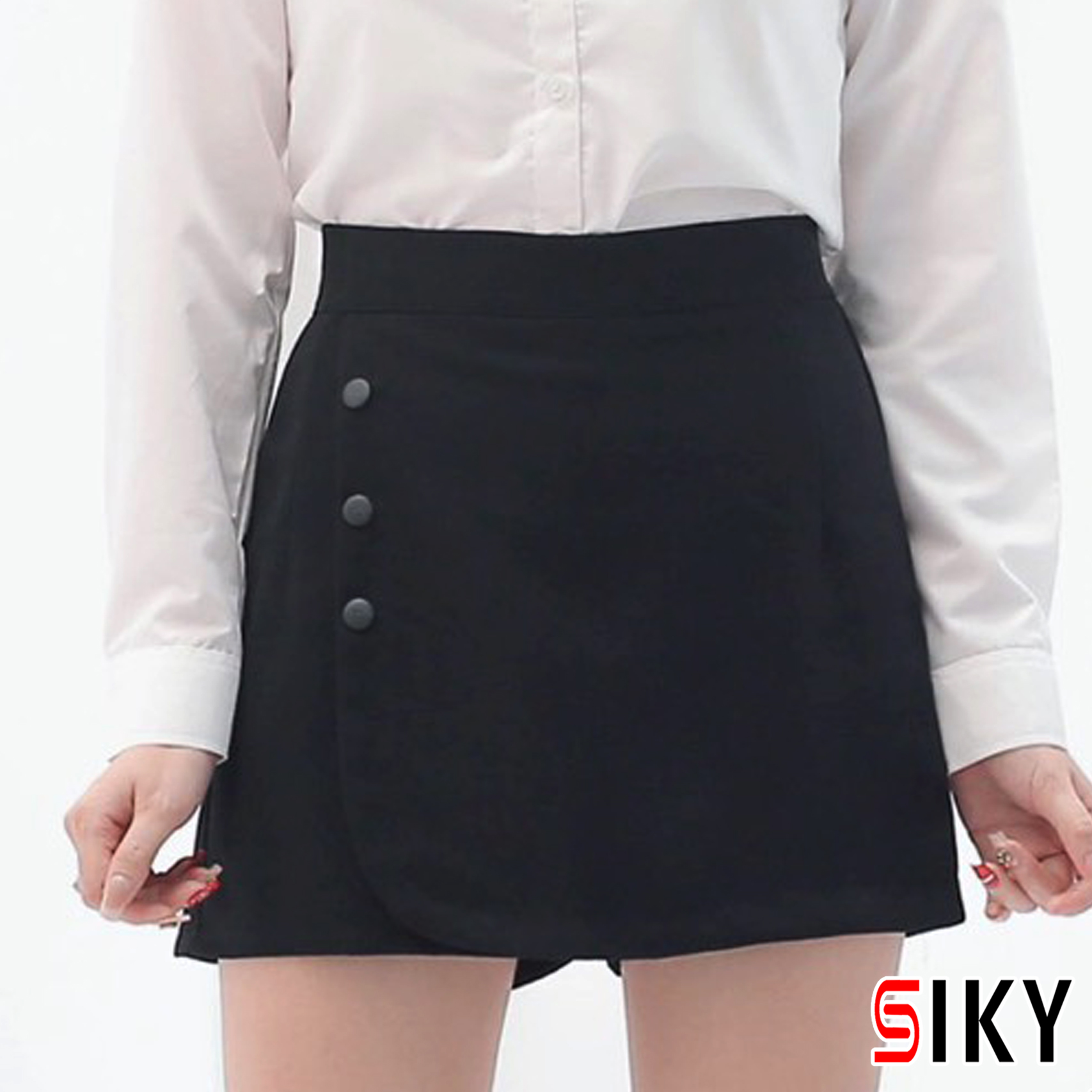 Quần giả váy phối cúc siêu xinh - QV02