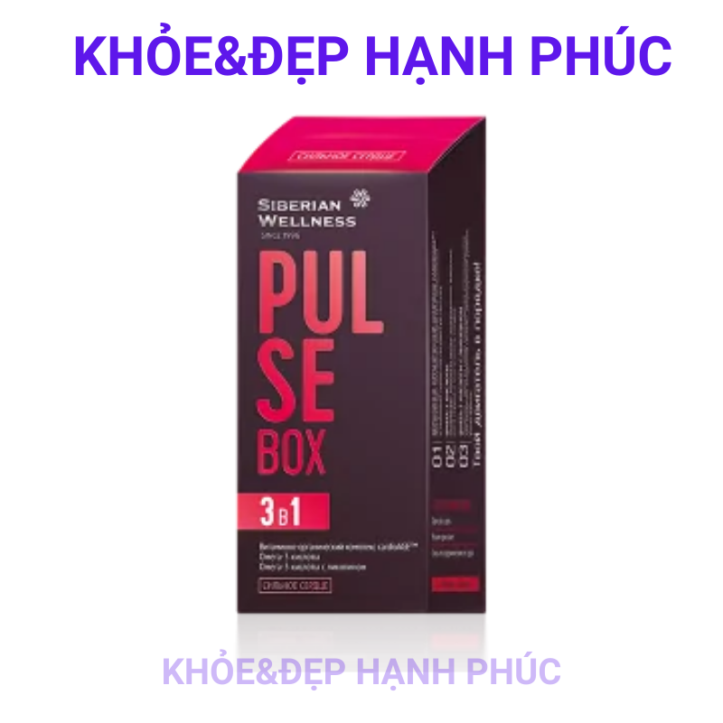 [Hỗ trợ tim mạch] Thực phẩm bảo vệ sức khỏe Pulse Box – 30 túi