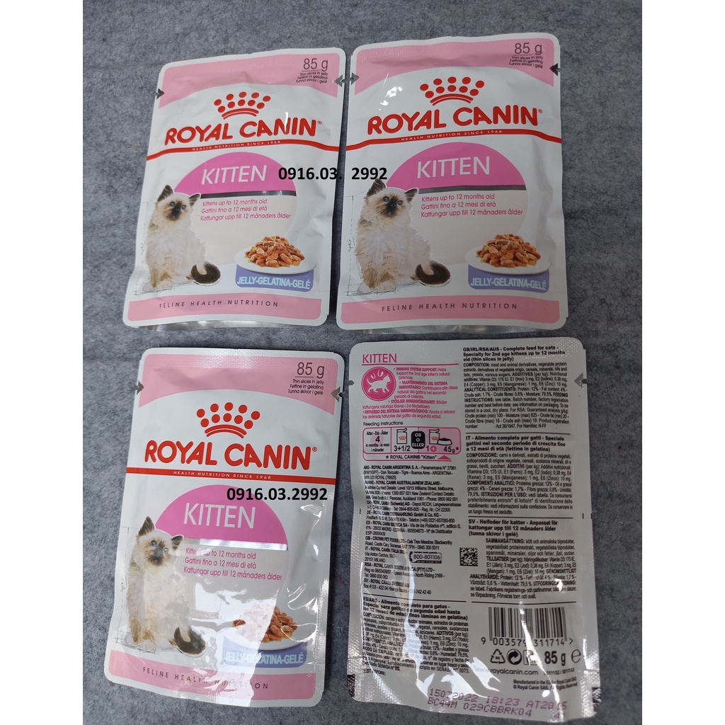 Pate cho mèo con Royal Canin Kitten
