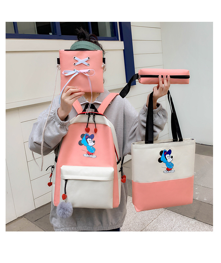 Balo nữ thời trang Set 4 túi hình chuột DF32 Shalla