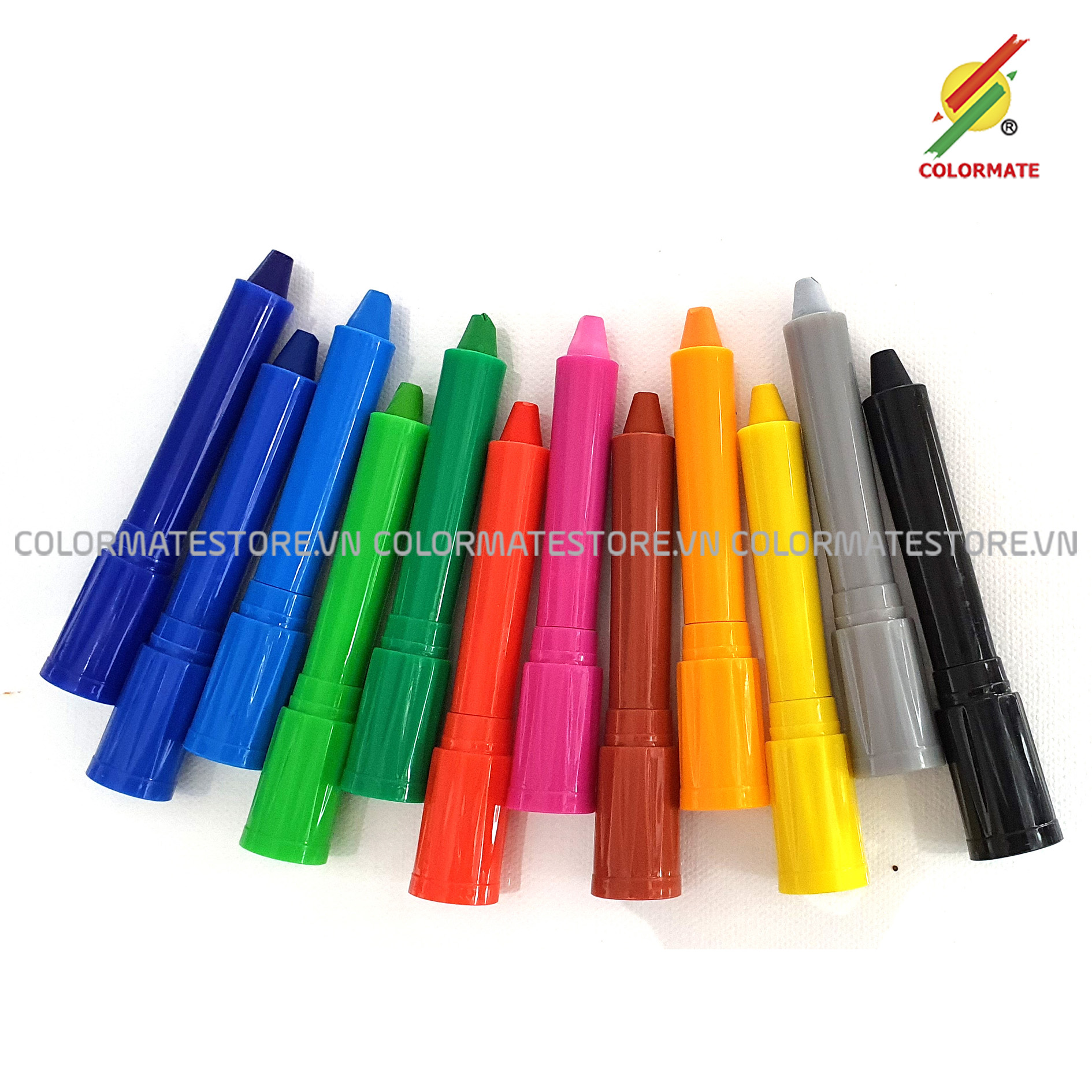 Bút sáp vặn 12 màu