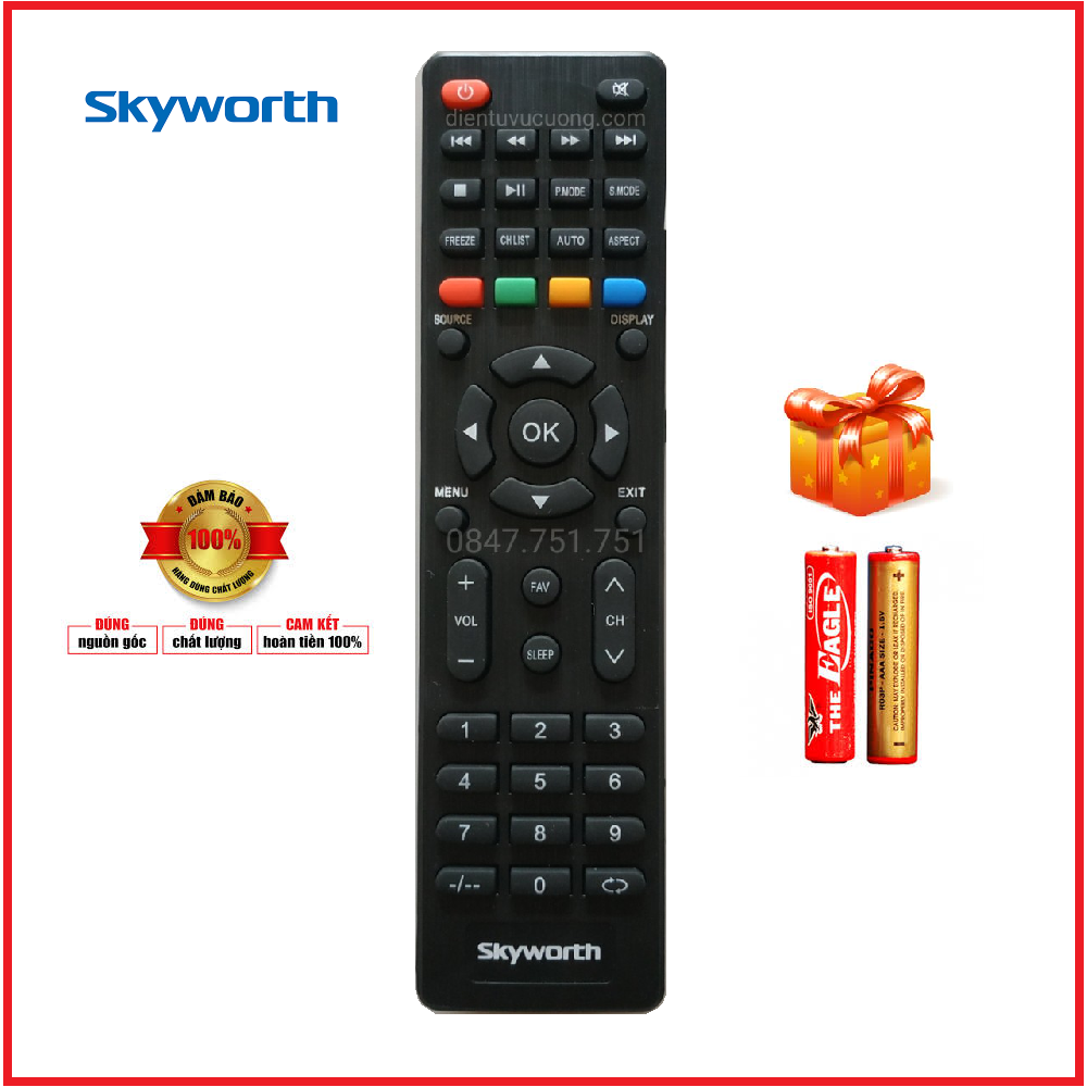 Điều Khiển Ti Vi Skyworth ( LED  )