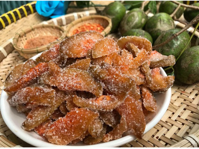 1 Kg Mứt cóc cay siêu ngon - đồ ăn vặt-tết- mứt tết