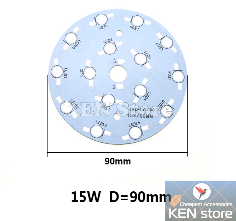 Đế tản nhiệt, pcb gắn chip led luxeon 1W - 18W