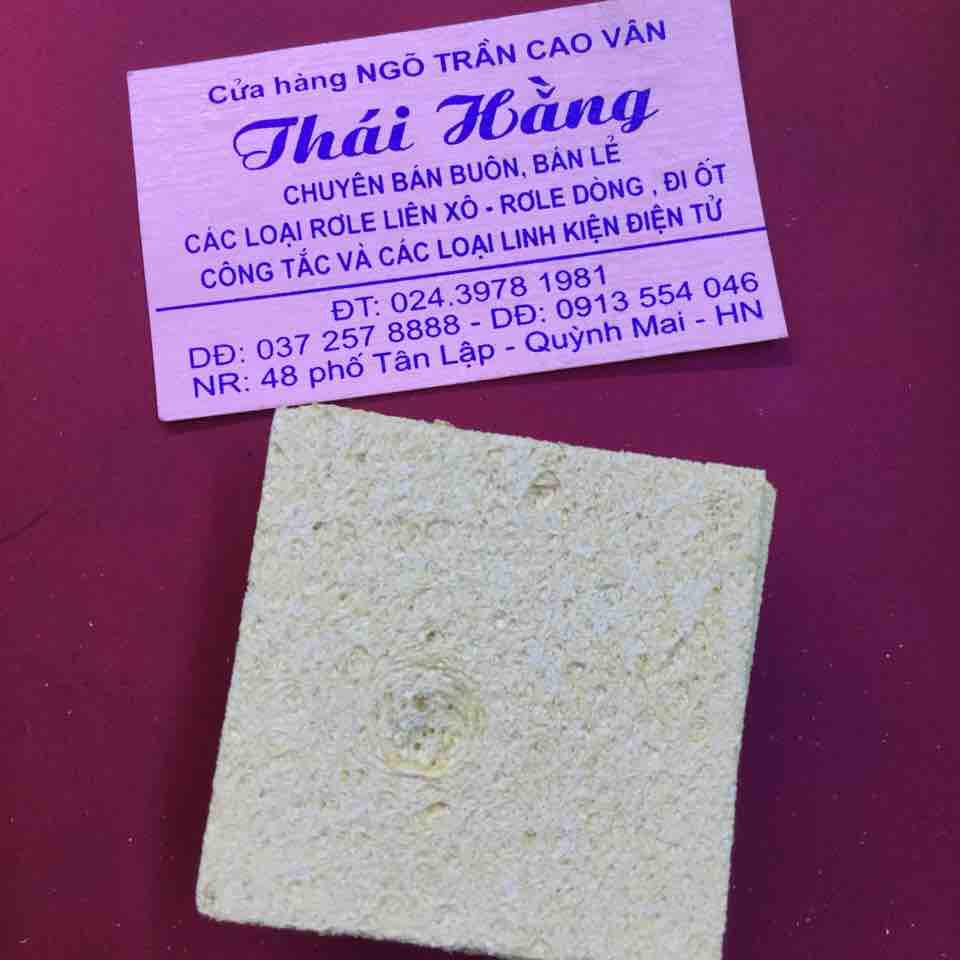 Miếng bọt chùi mỏ hàn giá cho 10 miếng