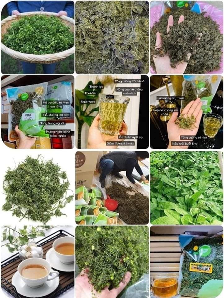Trà hoa Nhân Sâm khô Hàn Quốc - Gói 500gram