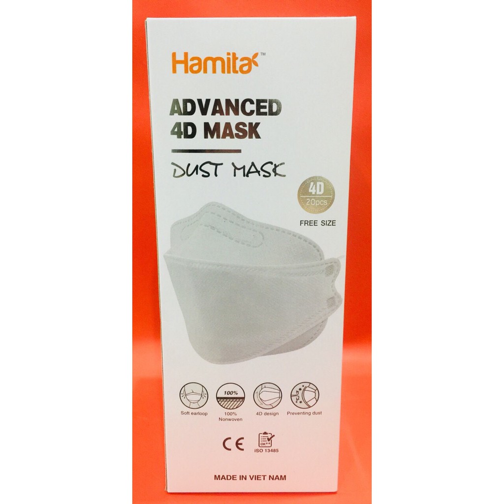 Khẩu trang 4d hàn quốc hamita