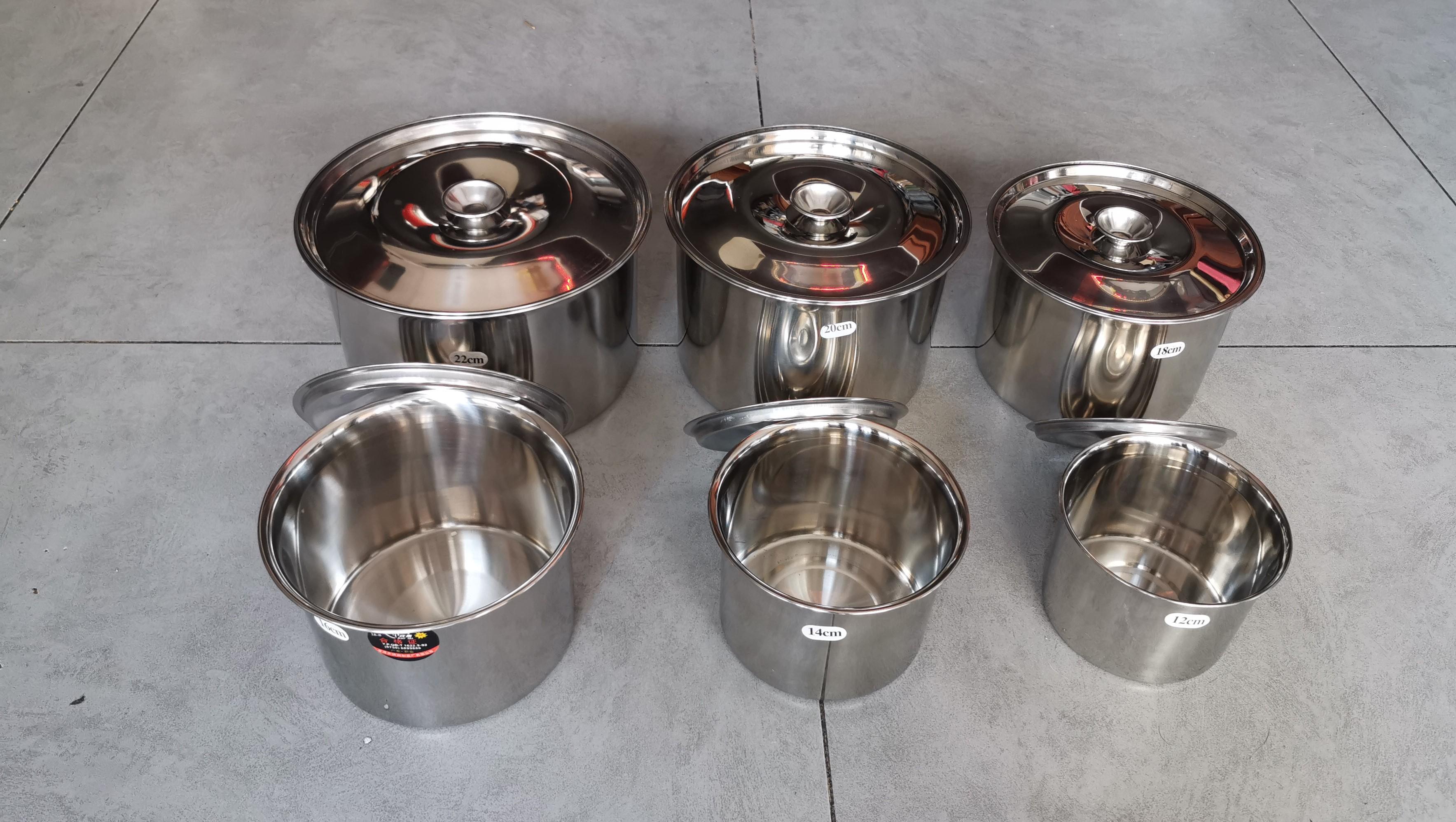 thố tròn inox 18cm đựng gia vị,thực phẩm.