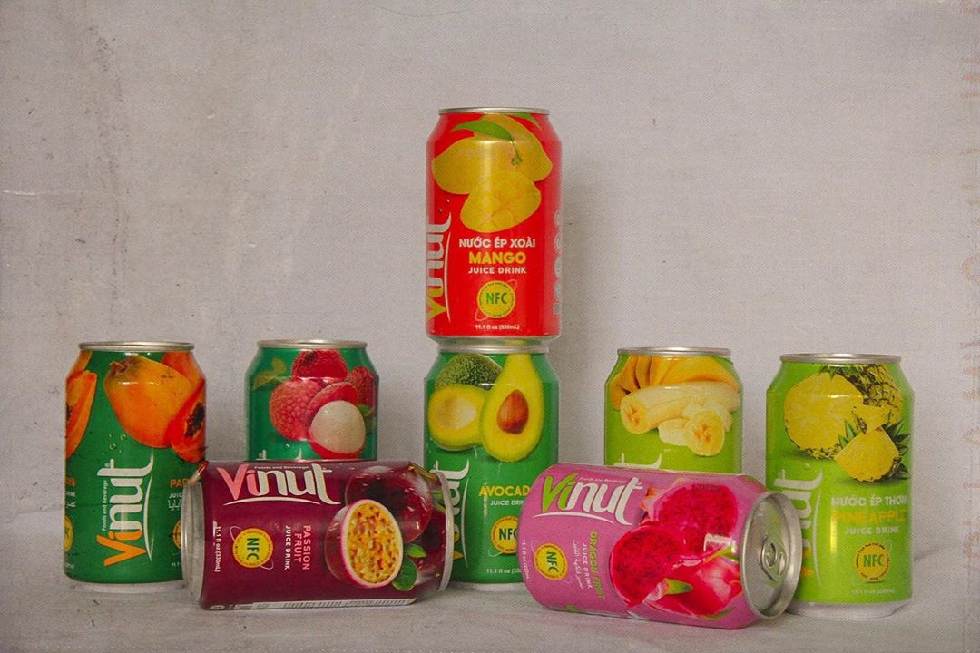 [LỐC 6 LON] Nước Ép Thơm Vinut 330ml