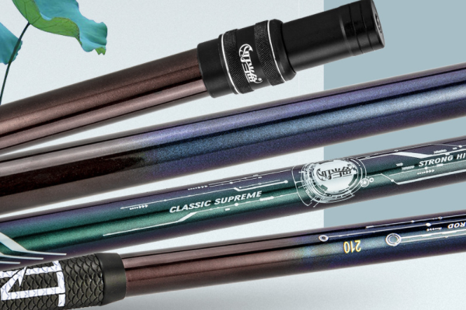 Gác cần carbon cao cấp 1m7 - siêu cứng - siêu nhẹ