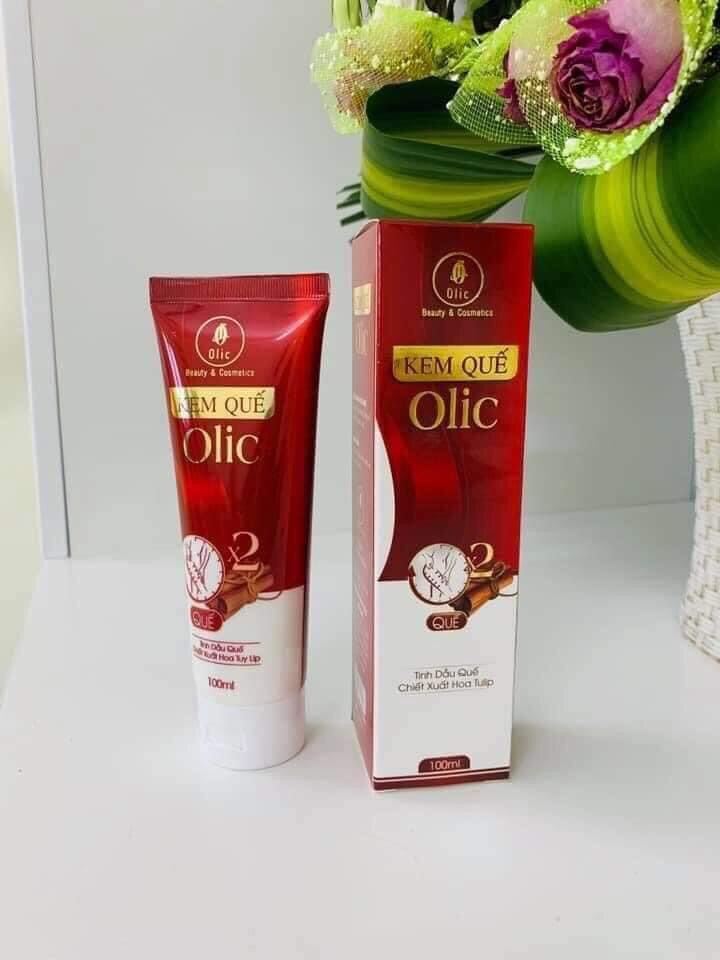 Tan mỡ olic kem quế olic tặng thước dây
