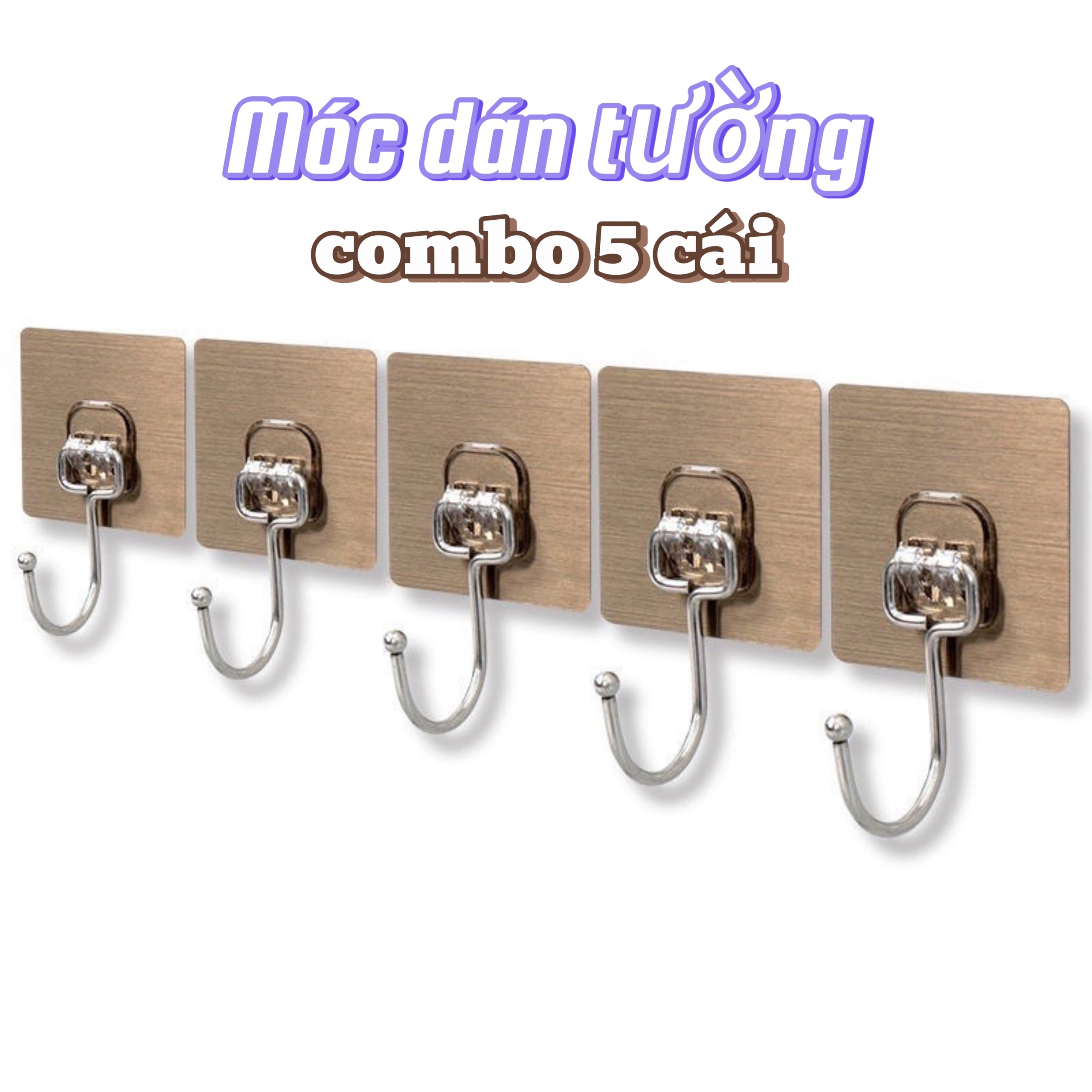 Combo 10 Móc BẢN LỚN, móc Inox Dán Tường Chịu Lực 15KG Móc Treo Đồ Nặng Dán Tường Chất Lượng Cao, móc chịu lực, móc, móc treo tường, móc dính tường, móc treo, giá treo đồ, dụng cụ treo đồ, móc chịu lực đa năng