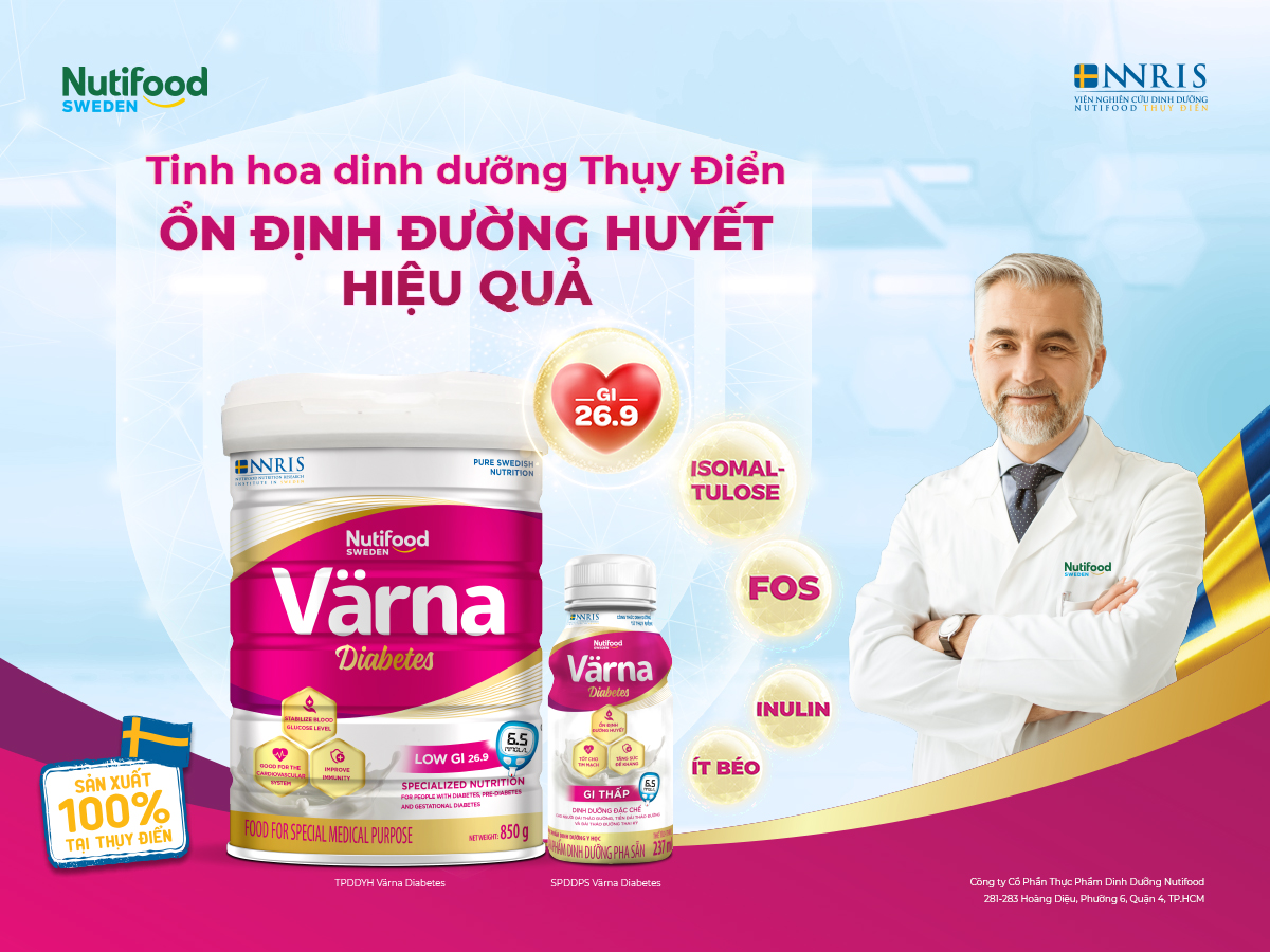 Sữa Bột Värna Diabetes lon 400g[Ưu đãi vận chuyển]