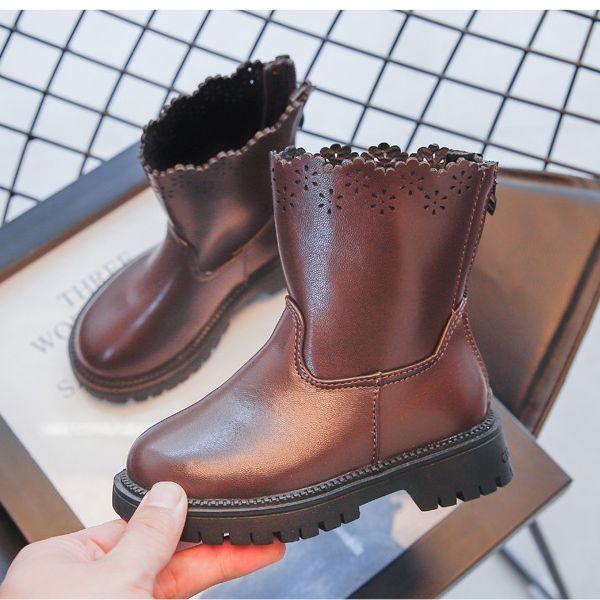 Giày bốt bé gái size 26-36 da mềm điệu xinh