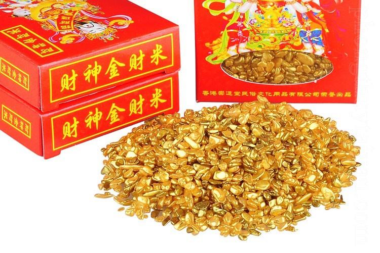 Gạo vàng thần tài - Chiêu tài lộc, mang lại cát khí cho gia đạo