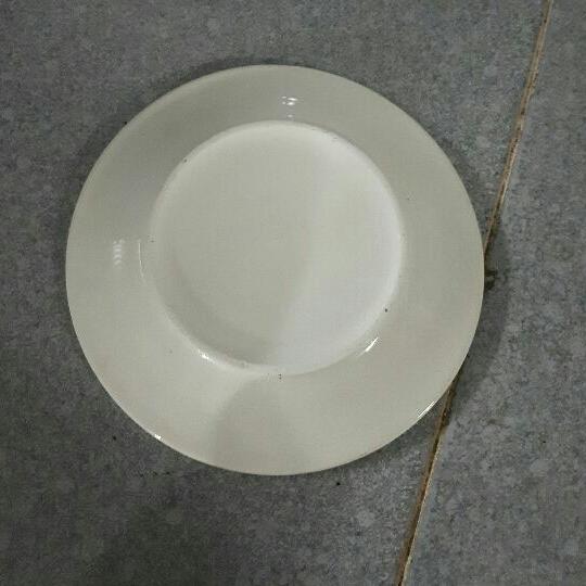 Set 5 dĩa sứ cạn trắng 15cm