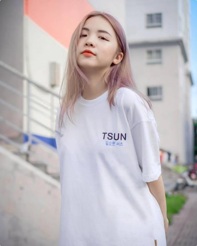Áo thun TSUN Sig 1 - White unisex nam nữ