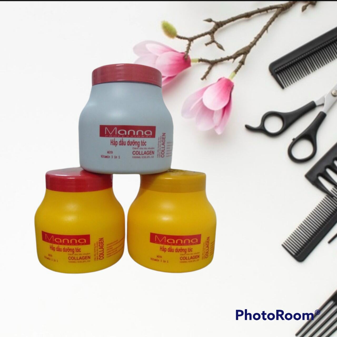 HẤP DẦU DƯỠNG TÓC MANNA CHÍNH HÃNG (COMBO 3 HỦ)