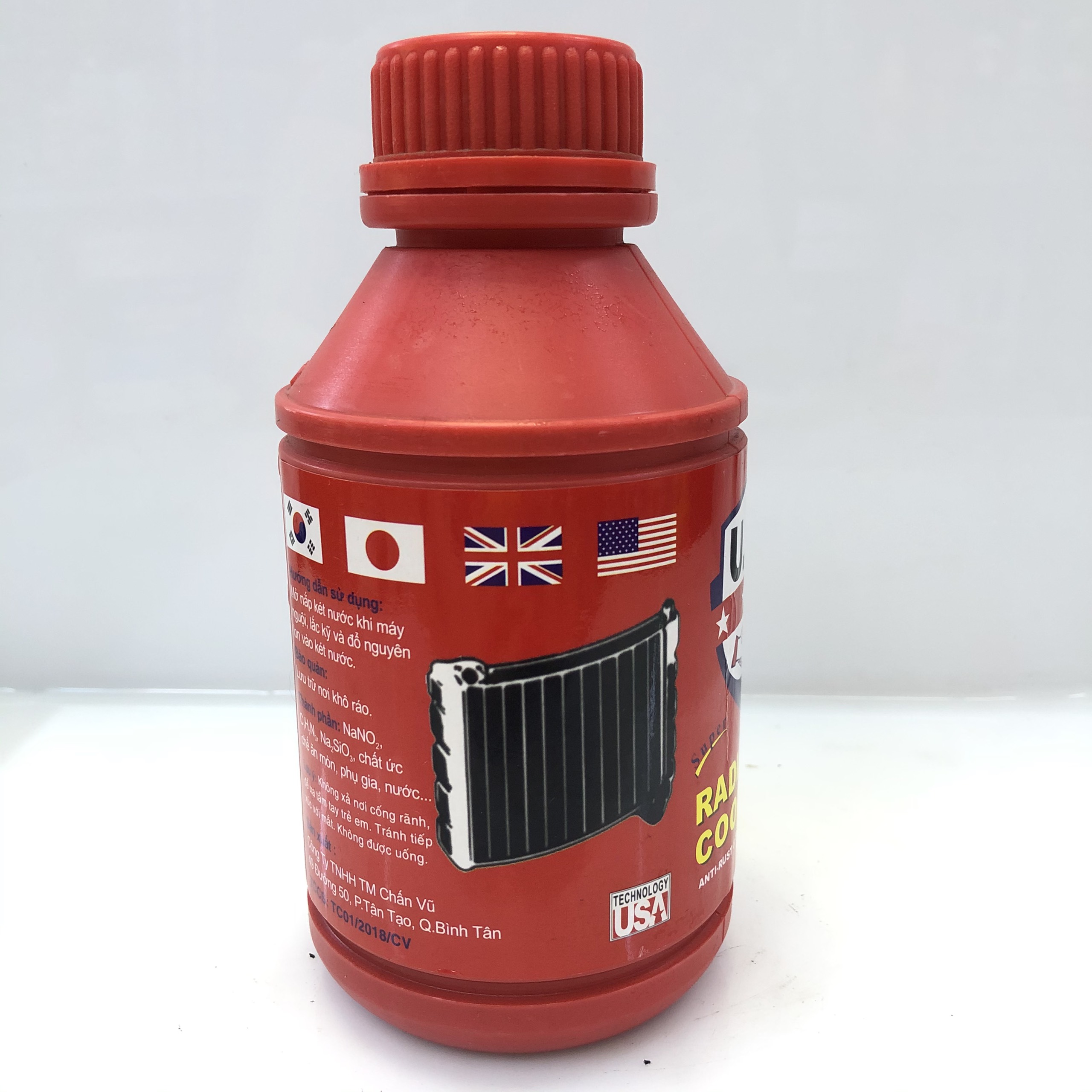 [HCM]Nước làm mát xe máy US RADIATOR COOLANT màu đỏ 500ml