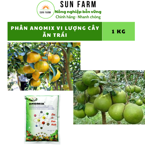 Phân trung vi lượng  Anomix cây ăn quả 1kg