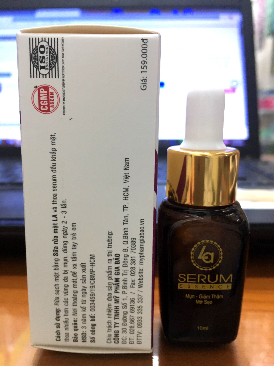 [CHÍNH HÃNG] Serum Sạch mụn- Giãm thâm - Mờ sẹo LA 10ml
