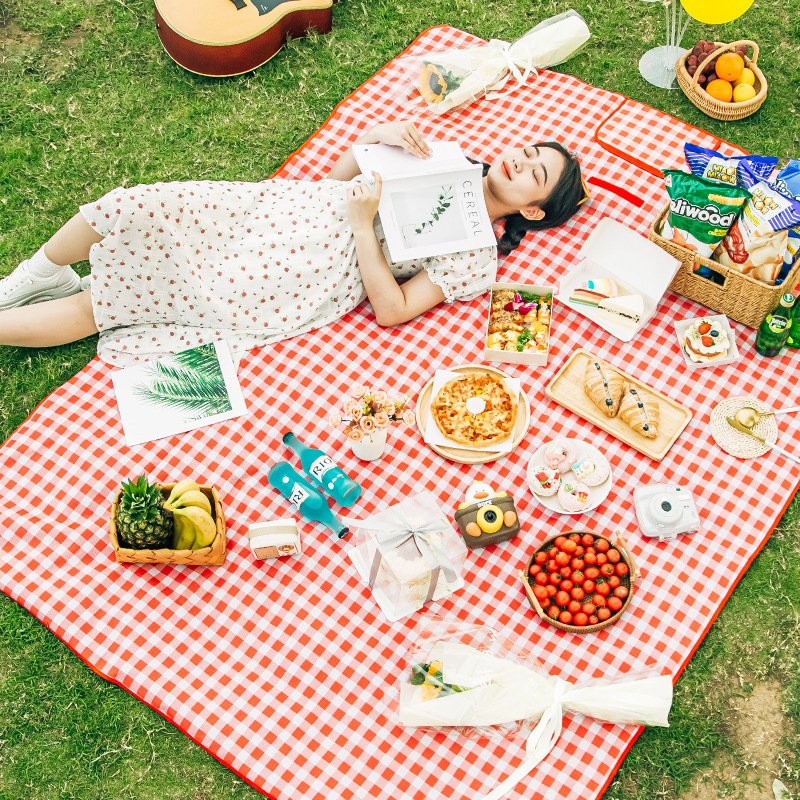 Thảm dã ngoại B23 thảm picnic dễ gấp gọn tiện lợi đi du lịch (giao nghẫu nhiên) NXNDB23