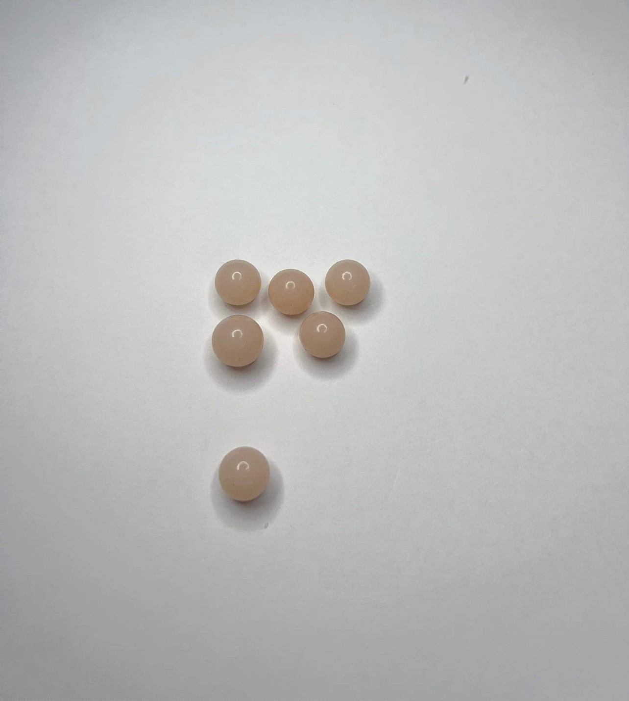1v Bi Silicone Y Tế ( Tròn Nhẵn 10mm) - Dùng Găm Bi